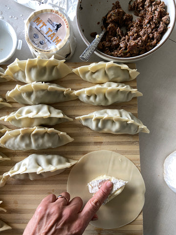 Mandu with Mt Tam Cheese & Bulgogi