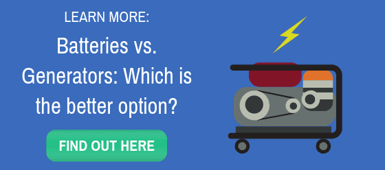 batteries vs generators